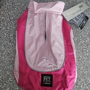Pink Reflective Pet Dog Rain Jacket Size Xsmall